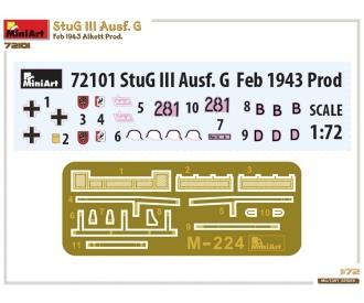 1:72 Germ. StuG III Ausf.G Prod. 43 Alk.