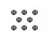 4mm Flange Lock Nut Bla (8), RC accessory set