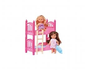 Evi LOVE 2 Floor Bed – Lit de sol avec 2 poupées