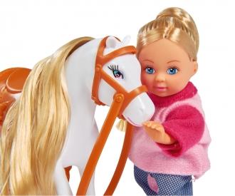 Evi Love Jeep avec van à chevaux et poney
