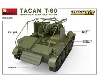 1:35 Tacam T-60 Rom. Intérieur de char de chasse.