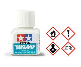 Tamiya Liquid Surface Primer White 40ml