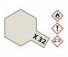 X-32 Titanium Silver Gloss, acrylic paint, 10 ml