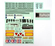Mercedes-Benz Actros Decal Sheet, Model Stickers