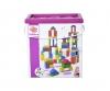 Coloured Wooden Blocks with Storage Box - 100 Pieces