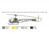 1:48 OH-13 Scout Helicopter Korea War