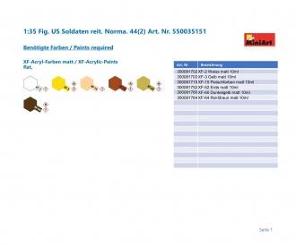 1:35 Fig. US Horsemen Norma. 1944 (2)