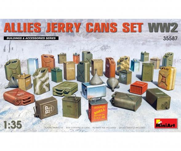 1:35 WW2 Set de bidons Alliés (30)