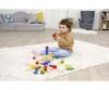 Bunte und naturbelassene Holzbausteine – 75 Teile