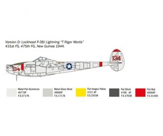 Italeri US P-38J Lightning Model Kit 1:72