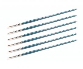 Italeri Round Brush 0 Synthetic Brown Brush