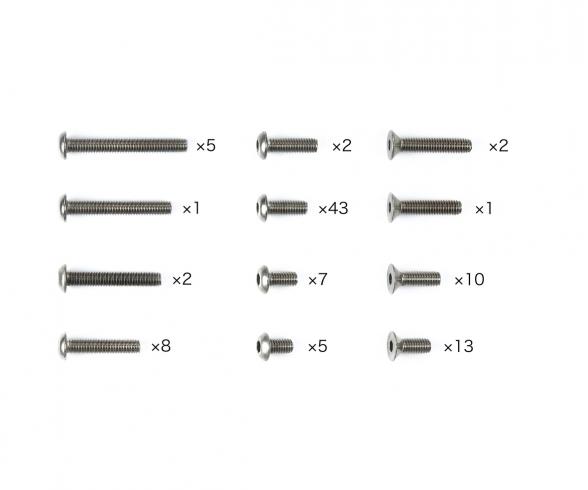 XM-01 Titanium Screw Set (102)