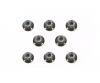 4mm Flange Lock Nut Bla (8)