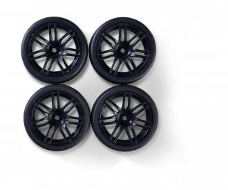 1:10 14 Sp. Design Wheel Set, RC wheels, black