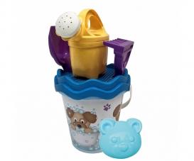 Dog Bucket Set – 6 pièces de jeu de sable