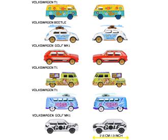 Volkswagen Deluxe Cars, 6-asst.