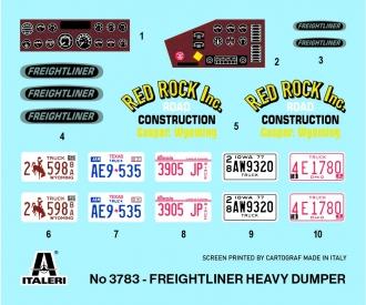 Camion à benne basculante lourd Freightliner 1:24