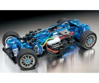 1:10 RC M-05 Pro Chassis blau verchromt