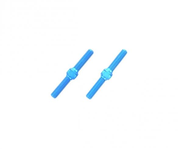 3x23mm Turnbuckle Shaft, RC spare part, blue