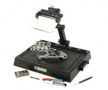 Work Stand w/Magnifying Lens, hobby work stand
