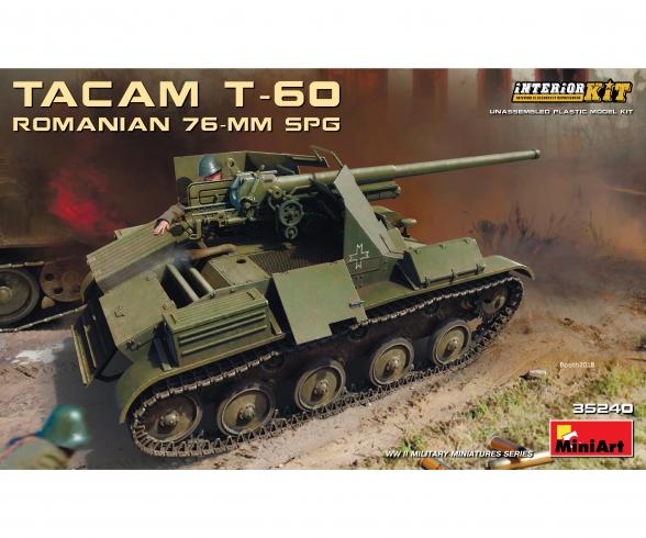 1:35 Rom. 76-mm SPG Tacam T-60 Interior