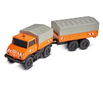 1:87 MB Unimog U406 w. trailer 100% RTR
