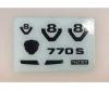Scania 770 S Metal Transfer Sticker Decal