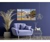 Evening Mood in Paradise Triptych - Painting by Numbers