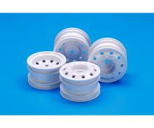 1:14 OR RaceTruck Whl FR, wheel set, white ABS