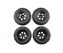 1:10 XS-Line, wheel set, 4 wheels for XS-Chassis
