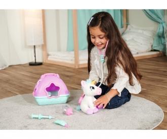 Doktorkoffer mit Plüsch Einhorn