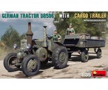 1:35 Tracteur allemand D8506 avec remorque de transport(2)