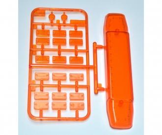 GG-Parts Bag, model parts set, translucent orange