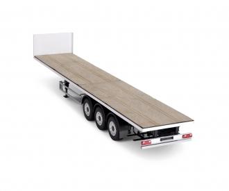 1:14 3-axle flatbed trailer III Steel