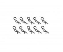 Body pins 20 mm, 10 pieces, black