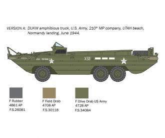 DUKW Amphibious Truck Model Kit 1:72 Scale