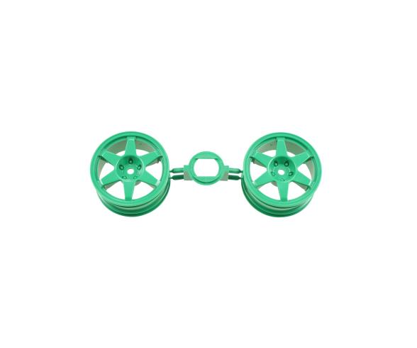 6-Spoke 26mm Wheel green (2) 6-Spoke 26mm Wheel green (2)