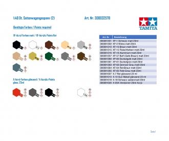 1:48 WWII German Motorcycle & Sidecar, assembly kit
