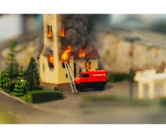 1:87 M-B Unimog U406, RC fire engine, RTR