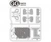 Scania S770 Steps, model parts set, silver sprue