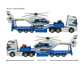 Volvo Truck + Airbus Police Helicopter