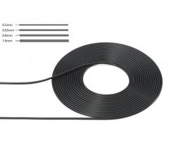 1:6 Cable 1mm OD Bla 2m, model cable