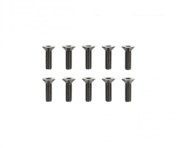 3x10mm Steel CS HexHead Screws (10)