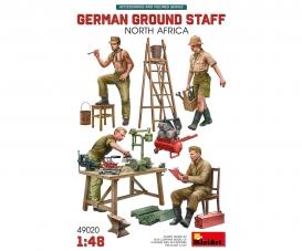 1:48 Fig.-Set Ger. Ground Staff (4)N.Af.
