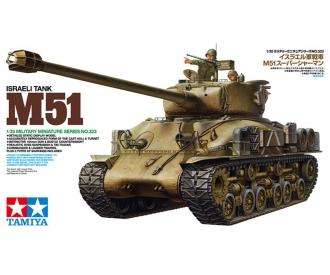 1:35 Israeli Tank M51 105mm, plastic model kit