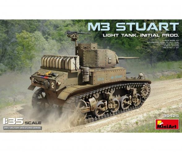 1:35 M3 Stuart leichter Panzer frühe Produktion