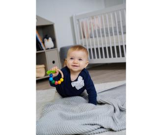 Baby Grasping Toy and Teether with Beads