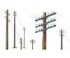 Italeri Telegraph Poles Model Kit 1:35 Scale