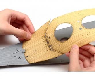 1:350 Yamato Holz-Deck Dekor