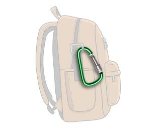 Scout Metallkarabiner 4 Stück